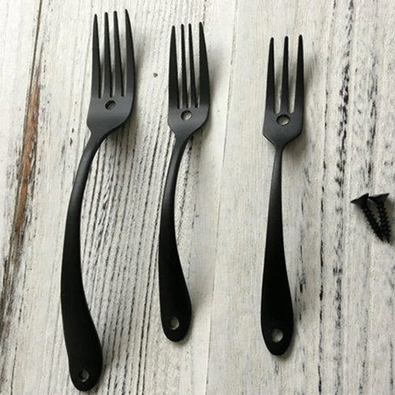 Креативная мебель маленькая ручка для шкафа краска черная ящика ручки |