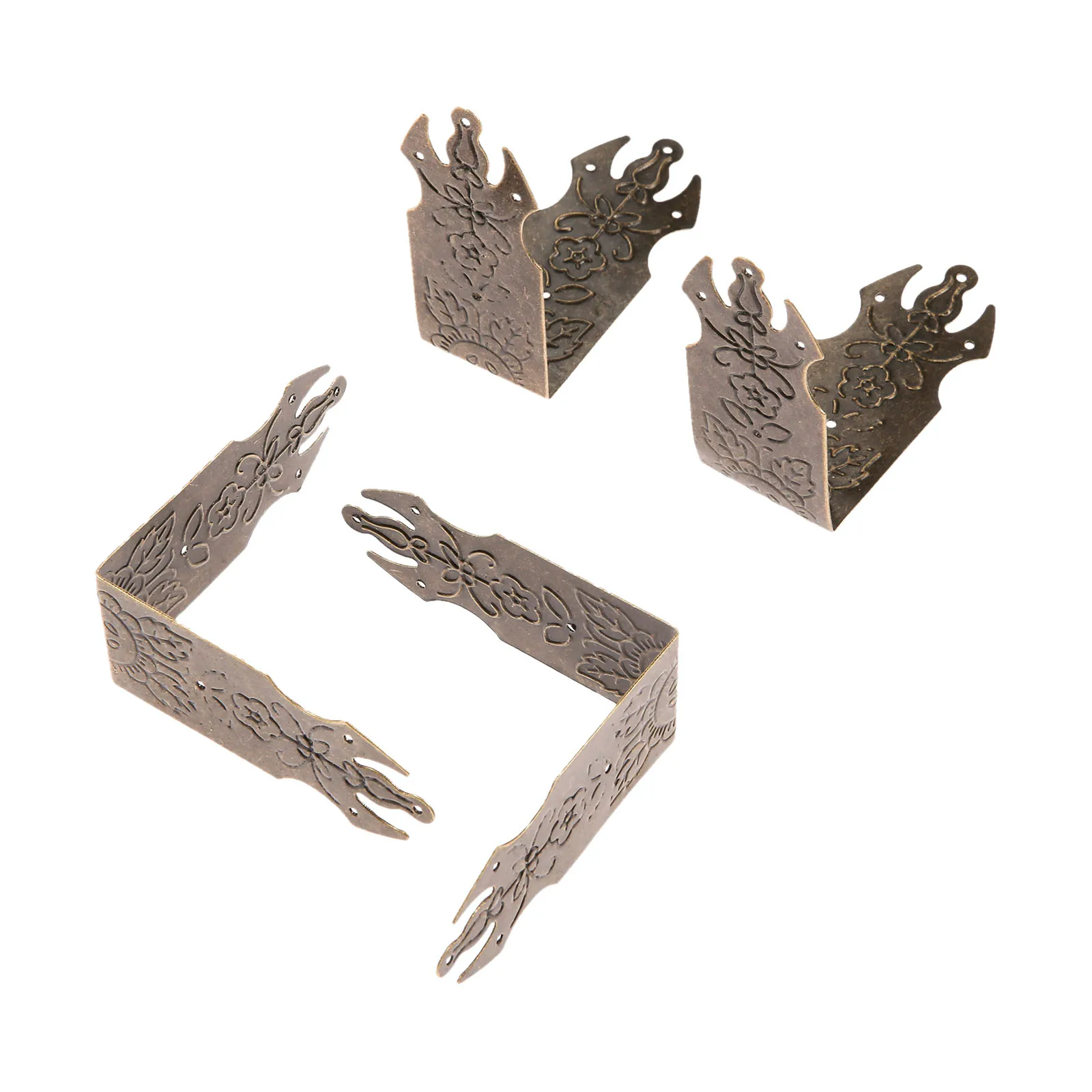 4 шт. 69 мм декоративная подарочная коробка для украшений под античную