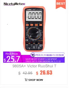 3165 Victor RuoShui счетчик частоты Высокое разрешение счетчик частоты настольный 0,01 Гц~ 50 МГц 50 МГц~ 2,4 ГГц