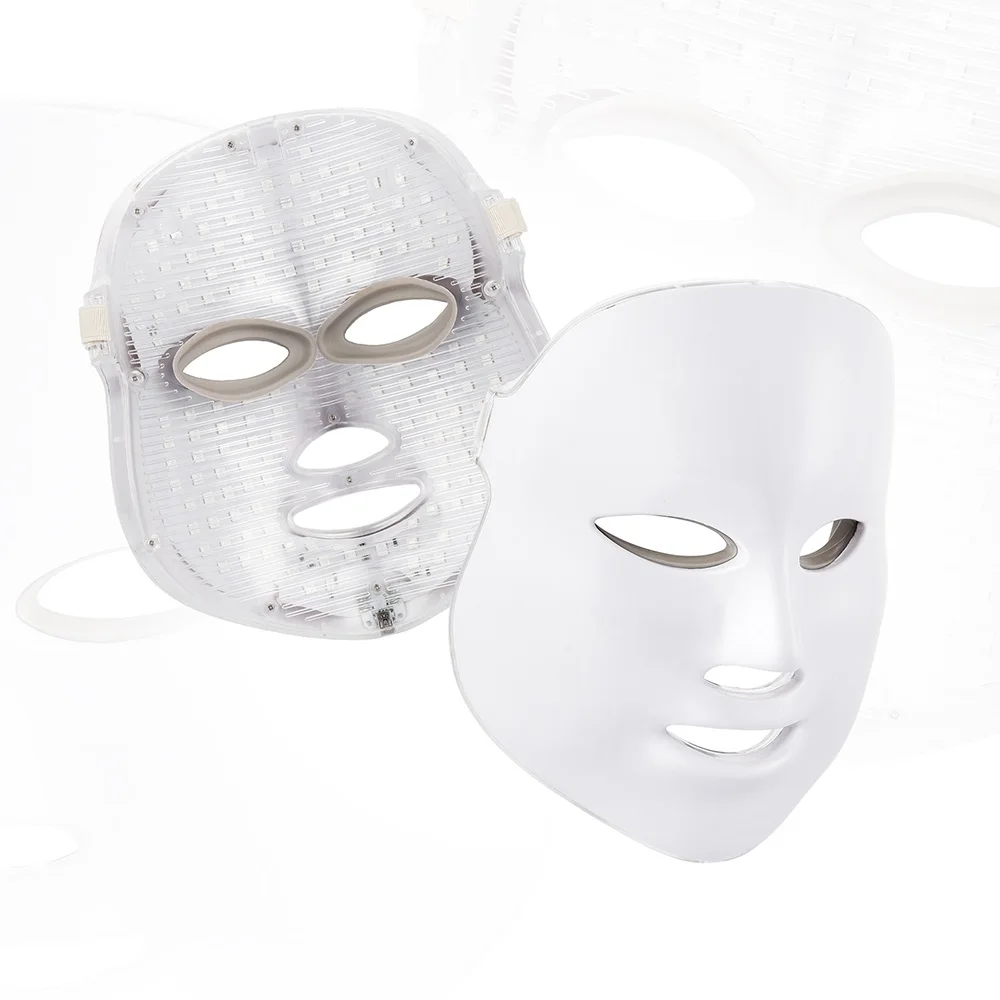 7 цветов светодиодный маска для лица Уход за кожей Фотон светильник омоложения