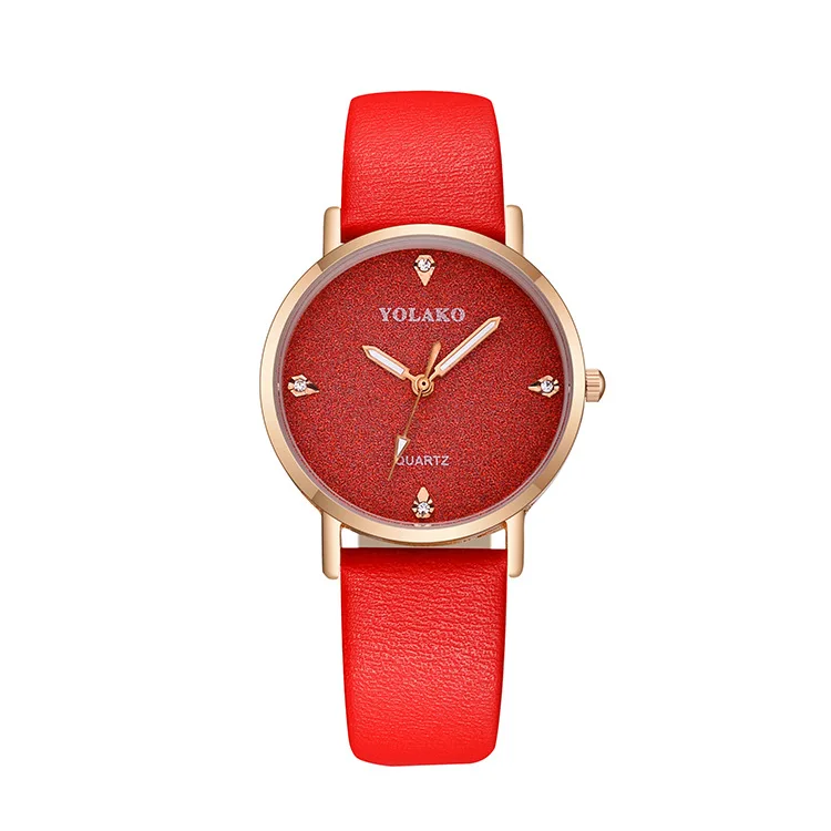 

100pcs / lot watch women's quartz watch fashion diamond quartz women's watch belt Watch