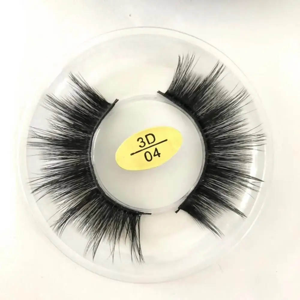 Объемные Накладные ресницы из искусственной норки натуральные длинные