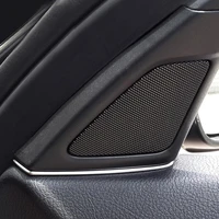2pcs car front door speaker car interior accessories cover gap trim silver abs interior mouldings for bmw 5 series f10 2011 2013