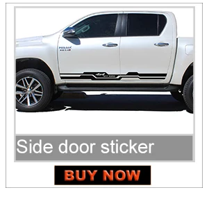 2 шт. hilux racing side stripe Графический виниловый стикер для TOYOTA HILUX revo и vigo 2012