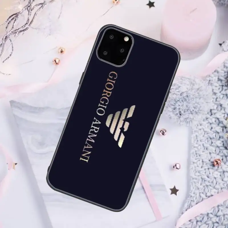 

Italian Brand A-Armani Authentic Phone Cases For Iphone 6 6s 7 8 Plus XR X XS XSmax 11 12 Pro Mini Max