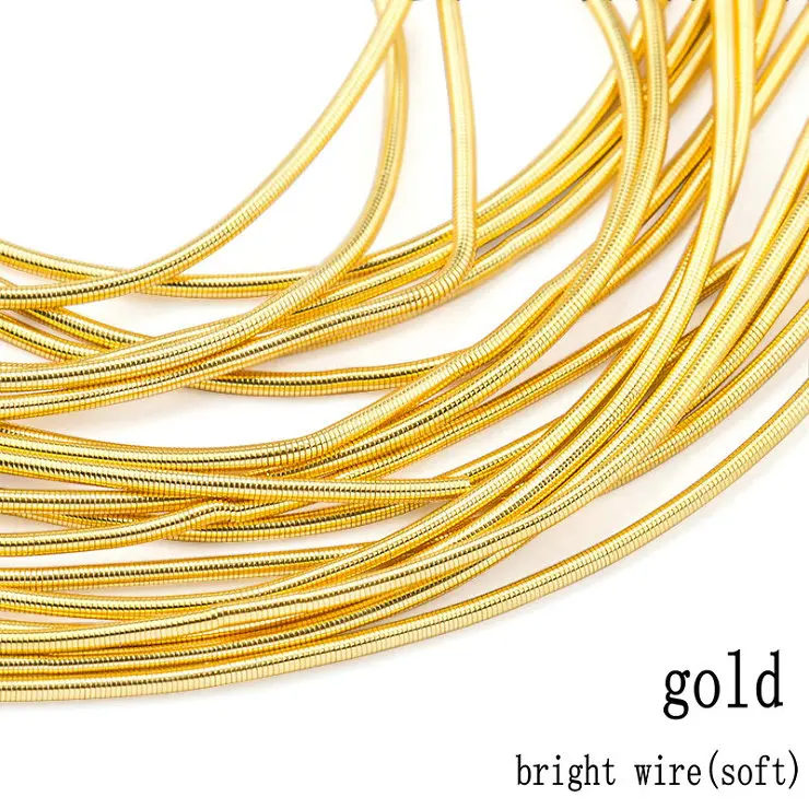 bright wire-gold 10 г/лот аксессуары для ювелирных изделий вышивка значок коврик, жесткая старая работа вышивка, французский слиток проволока, медная проволока, ручной работы аксессуары - Цвет: bright wire-gold
