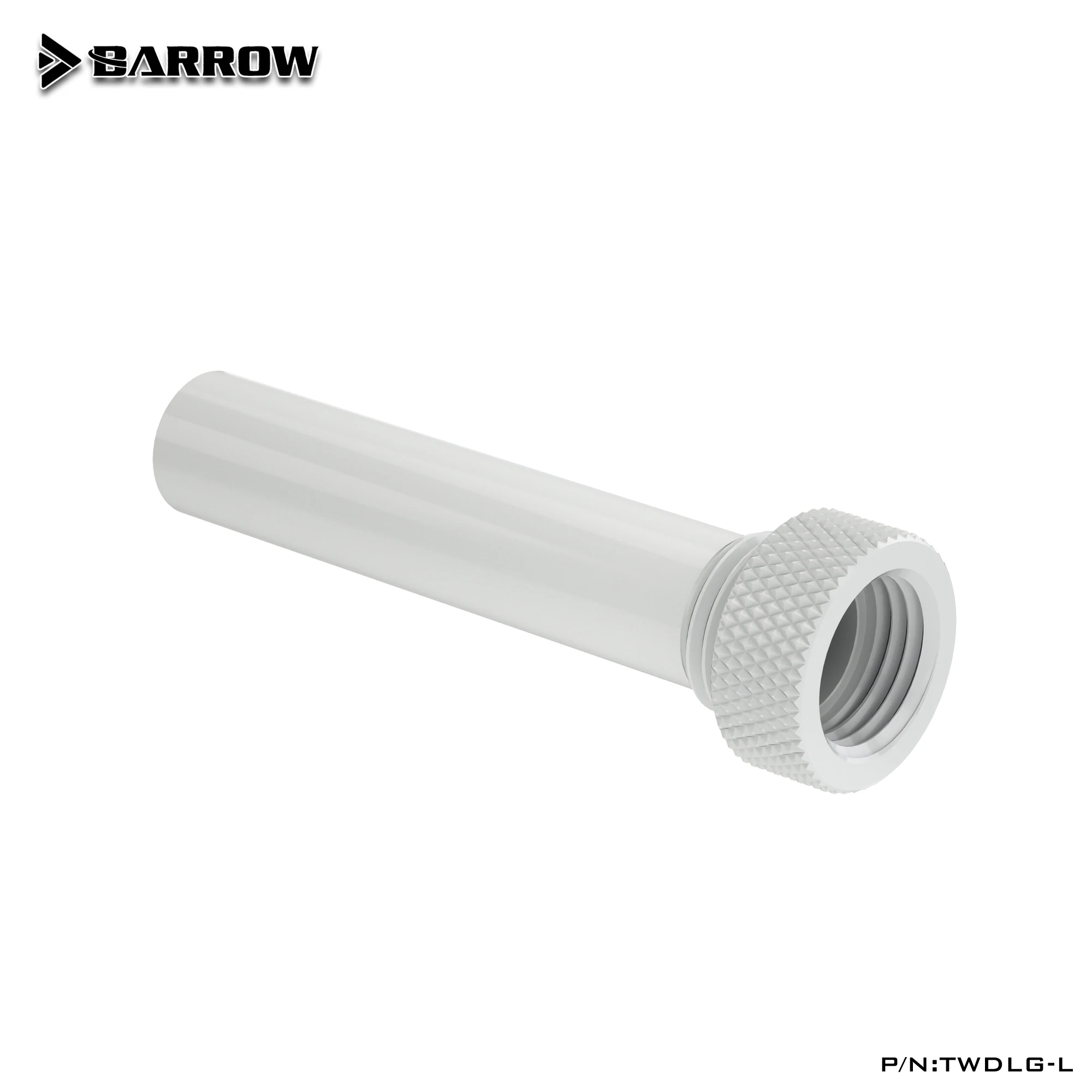 Barrow TWDLG-S TWDLG-L g1/4 Water Cooling Fittings PC Accessories Parts G1/4 DIY 20/50mm External Flow Direction Black/White - купить по
