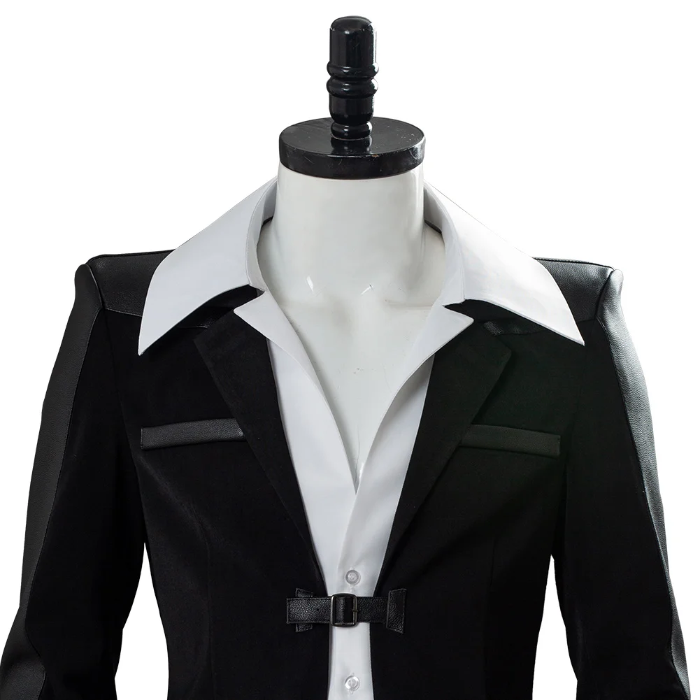 Final Fantasy 7 Reno Costume FF Cosplay Uniform Remake Jacket Pants Suit Halloween Carnival Men Women clothes | Тематическая одежда