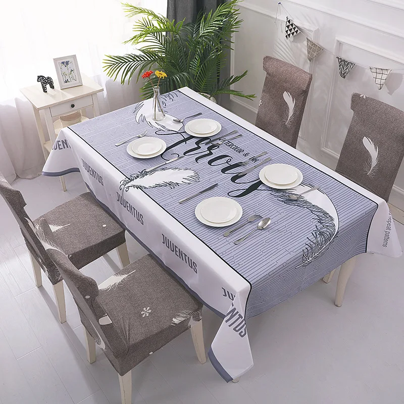 01 Льняная скатерть, эластичная накидка для сиденья, набор, хлопковая белая скатерть, вечерние, свадебные, водонепроницаемые, Tapete Mantel Mesa - Цвет: 01