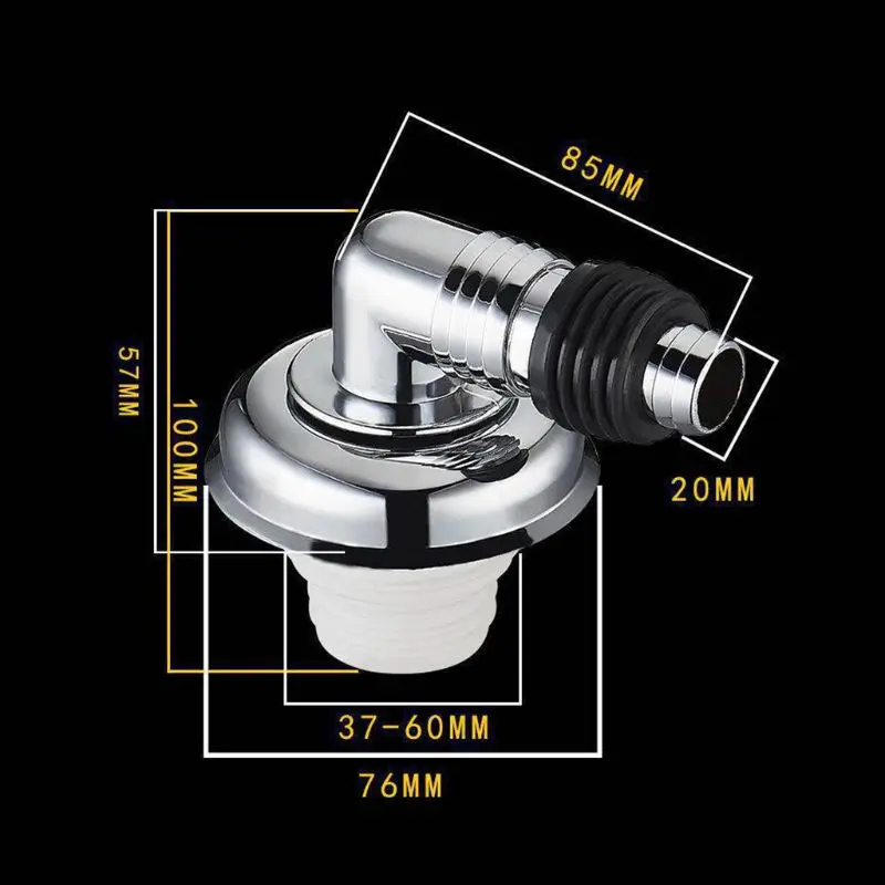 

Washing Machine Floor Drain Tee Joint Anti-overflow Cover Toilet Deodorization Drain Sealing Connector