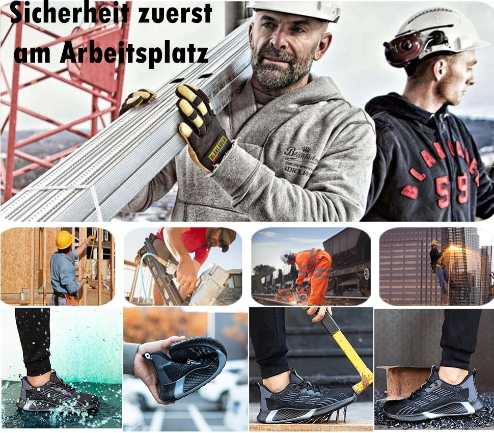 Botas de segurança e trabalho