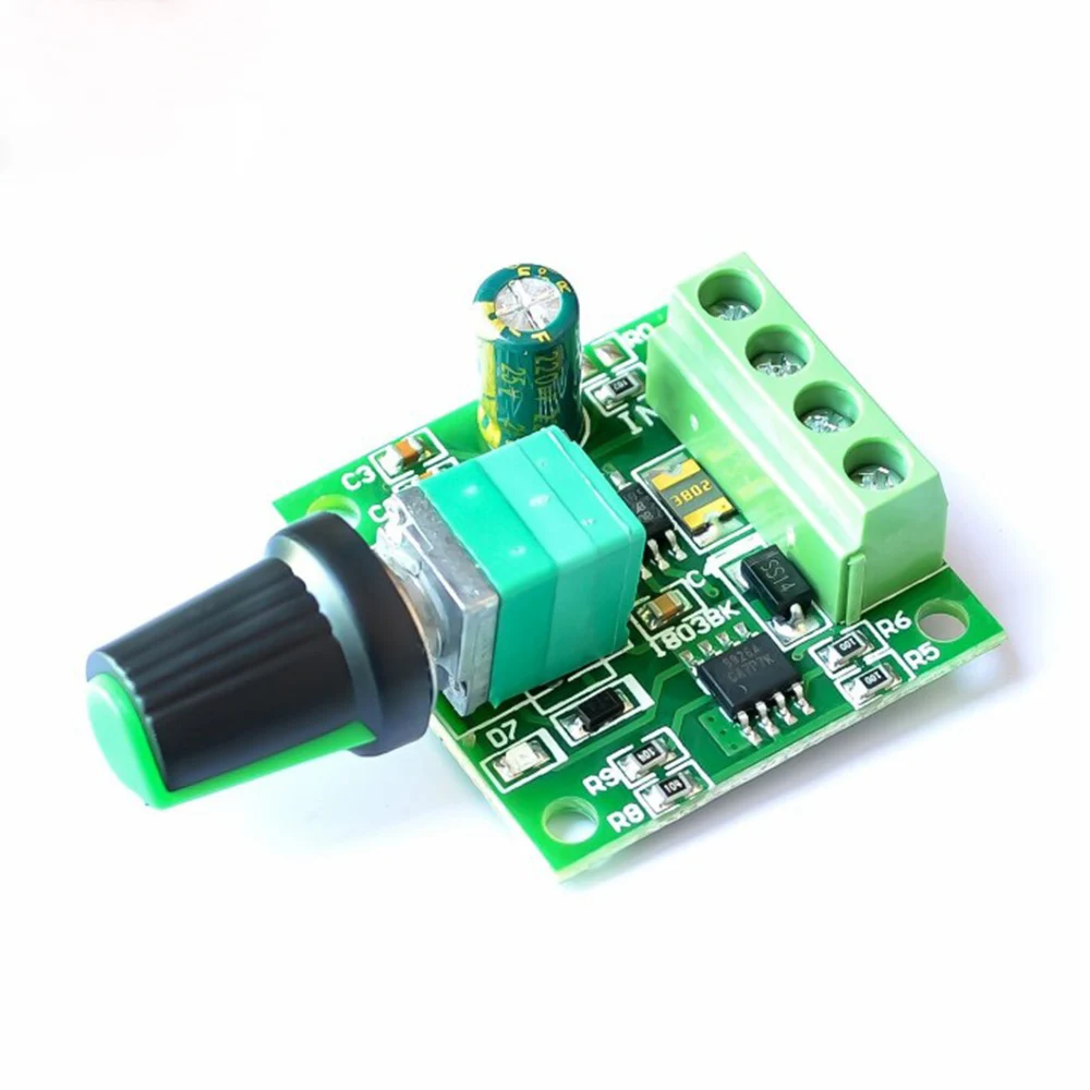 

5V 12V 30W 2A DC 1.8V -12V PWM Motor Speed Controller Regulator Low Voltage Fan Speed Control Switch PWM Adjustable Drive