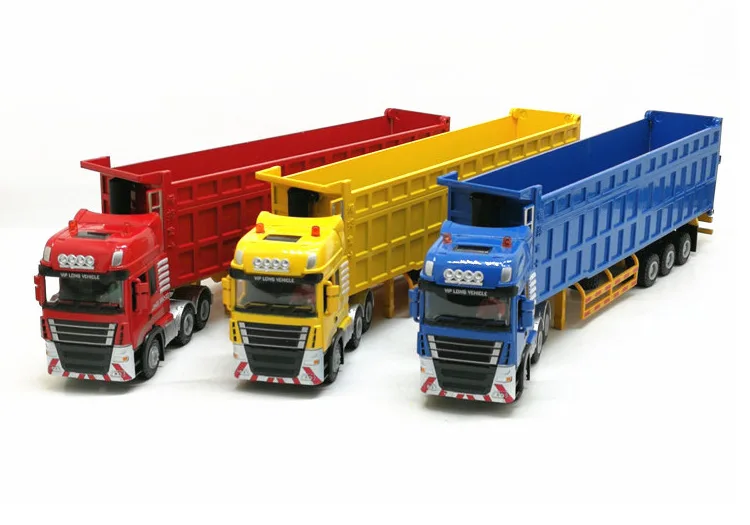 

1/50 Heavy Truck Extended Self Hanging And Self Dumping Dump Truck Diecast Model