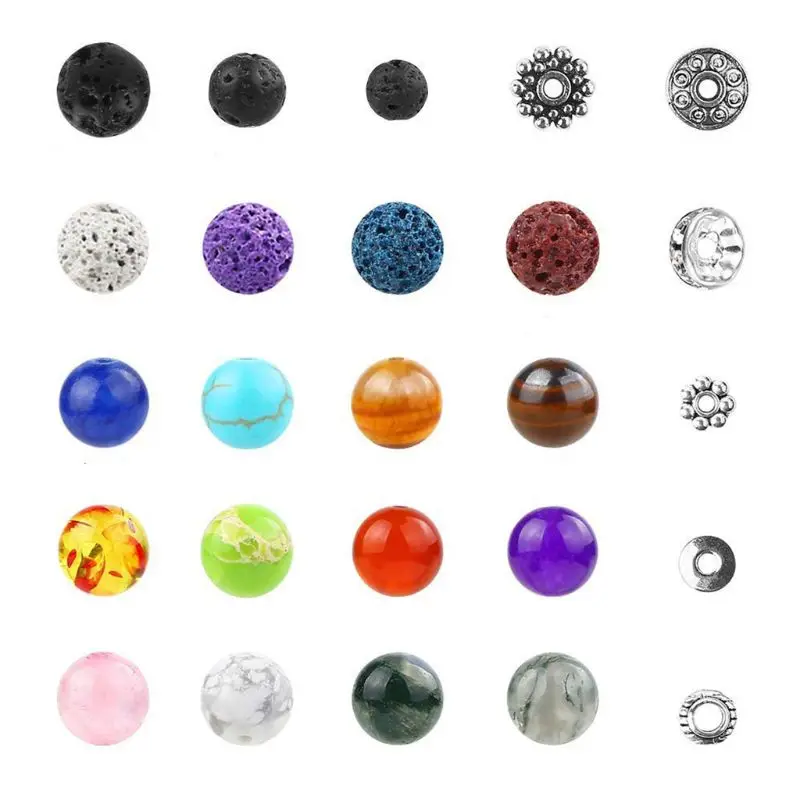 

4-8mm Loose Beads Crystal String Box Set for DIY Jewelry Making Accessories