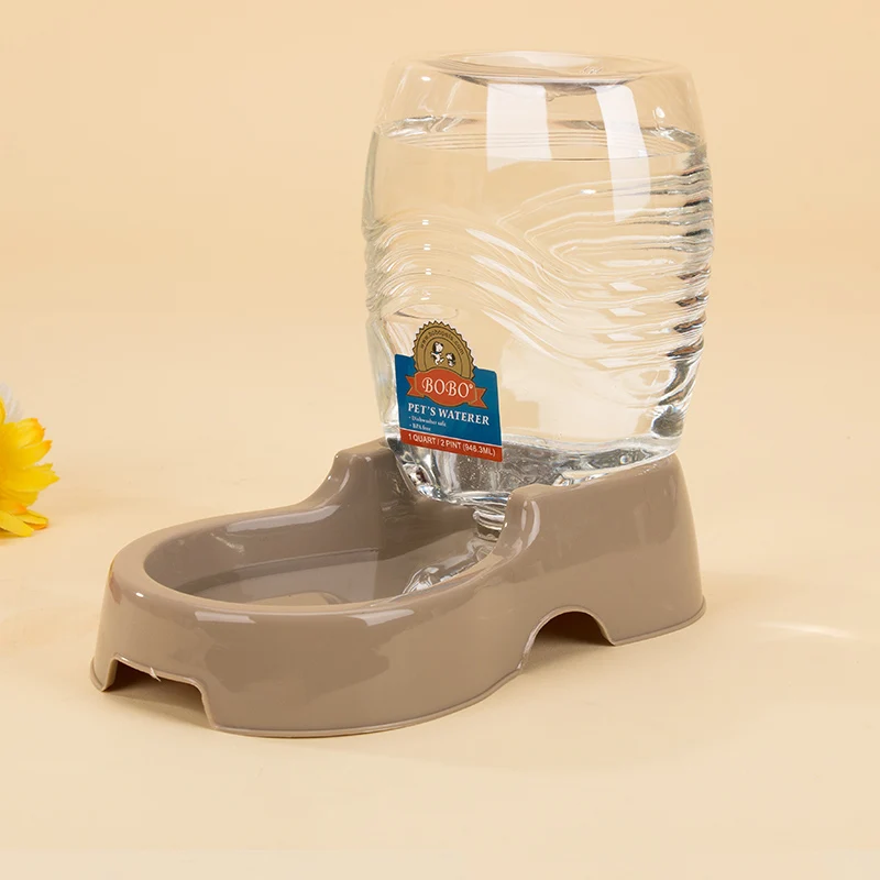 Кормушка для домашних животных пластиковый автоматический собачий контейнер