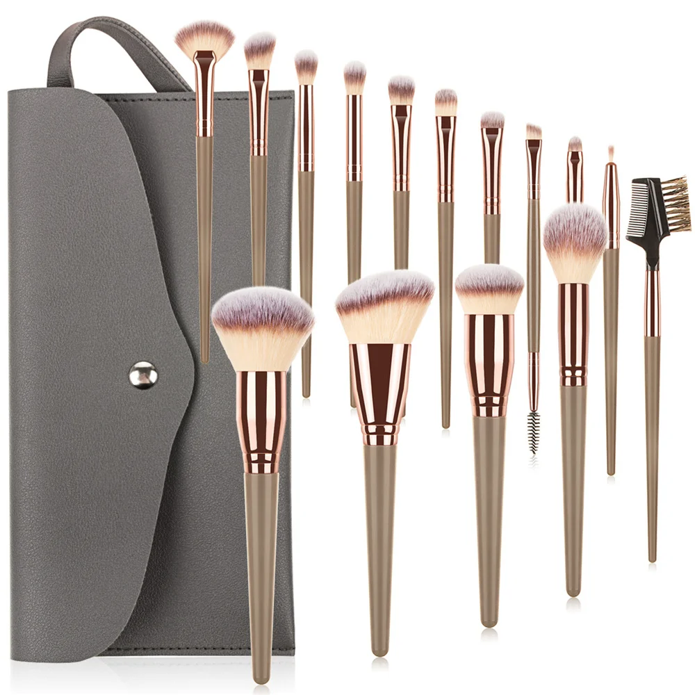 

7/16pcs Professional Makeup Brushes Set Bag Foundation Eyelash Eyebrow Eyeshadow Cosmetic Make Up Tool Brochas De Maquillaje