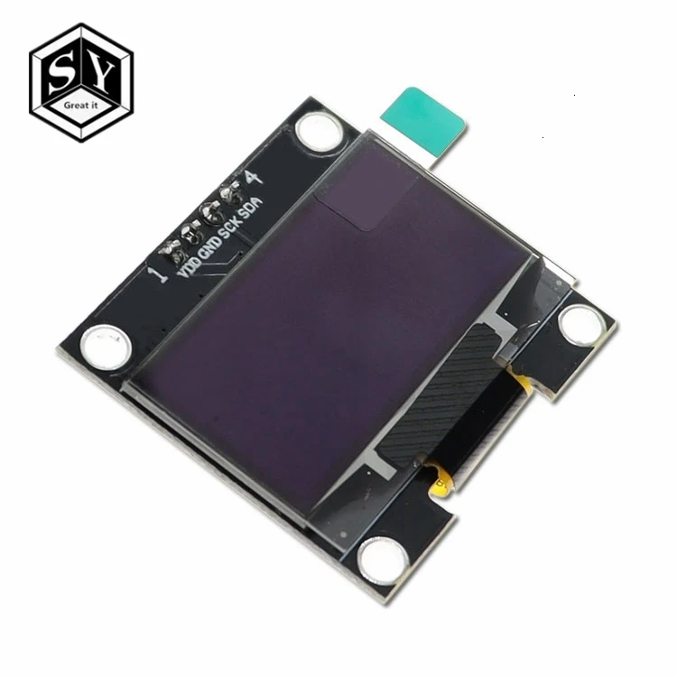 1,3 дюймовый oled IIC Серийный белый OLED дисплей модуль 128X64 IEC SSD1306 12864 плата с ЖК-экраном VDD GND SCK SDA для Arduino черный