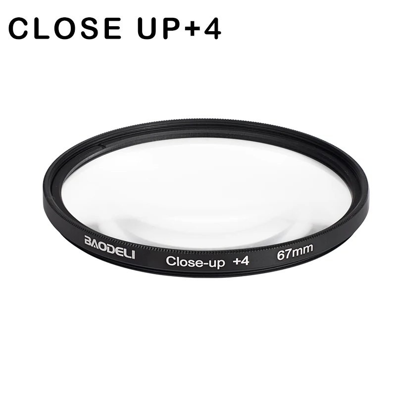 ONLY CU4 NO BOX BAODELI фильтр для объектива, концепция Nd Fld MC Uv Macro Star Polarisatie 49 52 55 58 62 67 72 77 82 мм для Nikon Canon sony аксессуары - Цвет: ONLY CU4 NO BOX