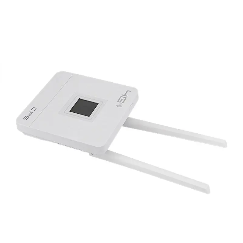 

Wireless CPE 4G Wifi Router Portable Gateway FDD TDD LTE WCDMA GSM Global Unlock External Antennas SIM Card Slot WAN LAN Port