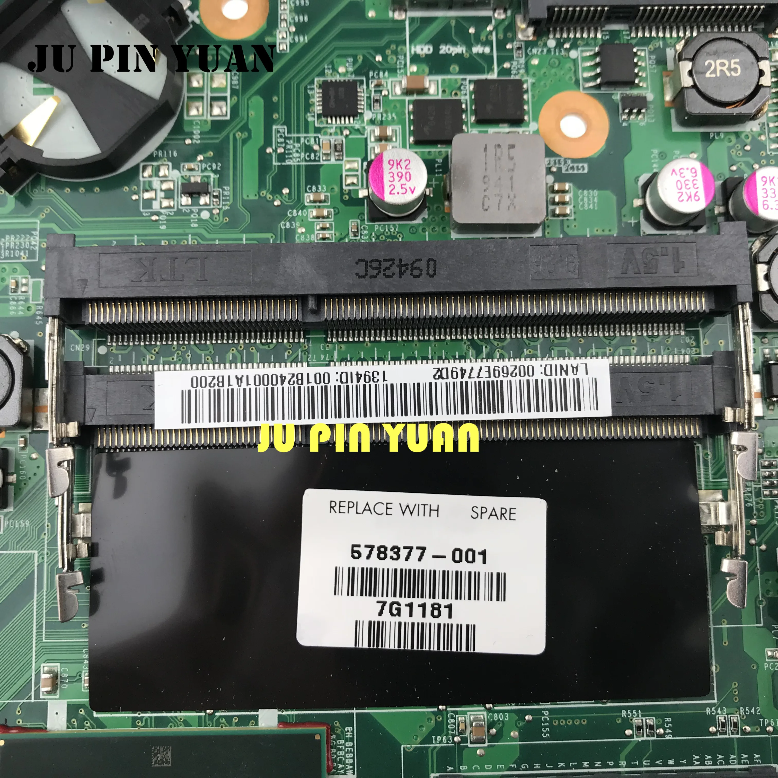 Материнская плата JU PIN YUAN 578377 001 для HP Pavilion DV6 серия &quotDV6&quot DAUT3MB28C0 dd3 все функции