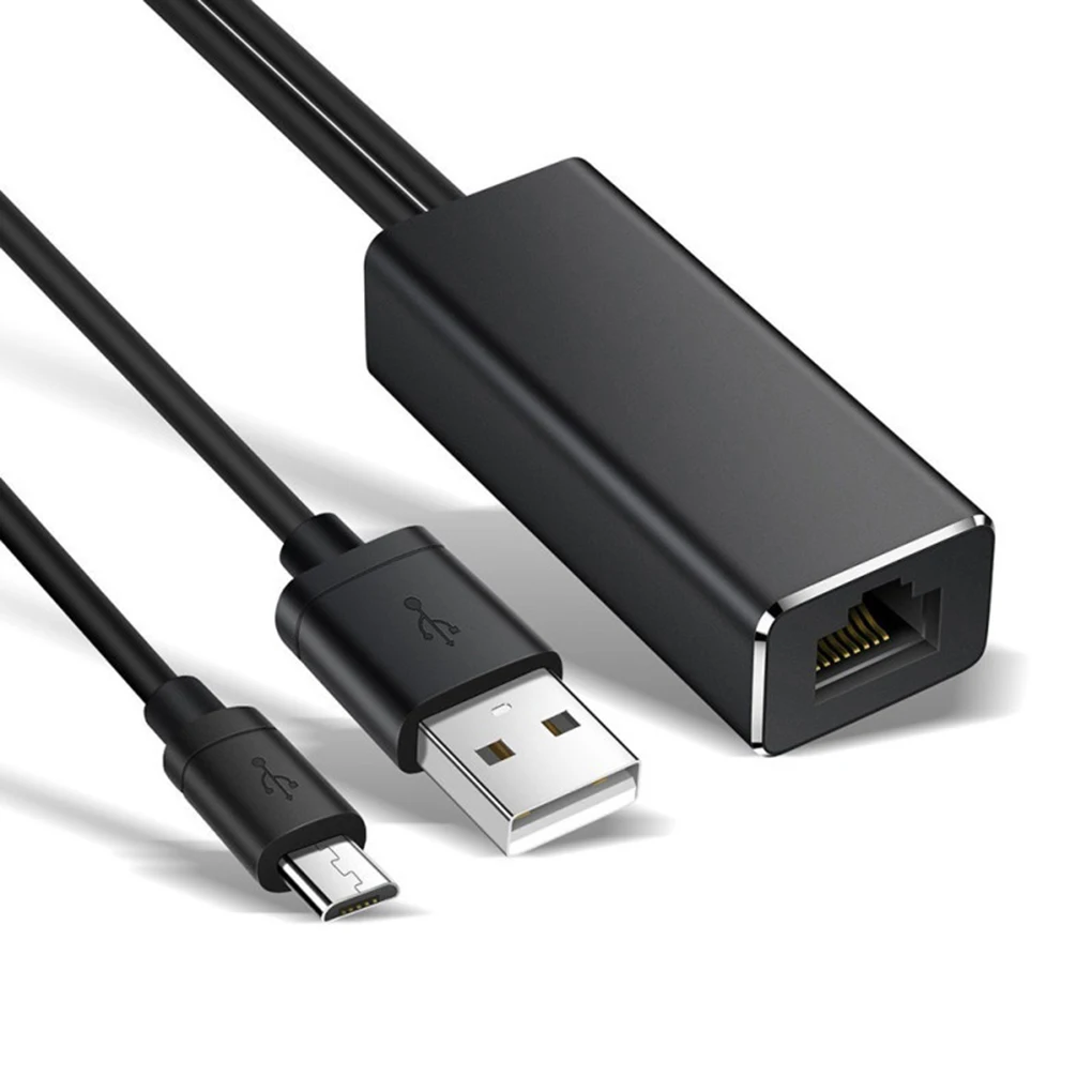 Переходник Micro USB 480/RJ45 10/100 Мбит/с HD для Fire TV Stick | Компьютеры и офис