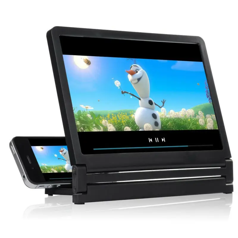 Увеличенный 3D экран мобильный телефон с усилителем держатель для сотового