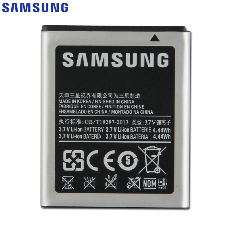 Оригинальная замена samsung Батарея для samsung S5330 GT-S5570 i559 S5570 S5232 C6712 S5750 натуральная EB494353VU EB494353VA