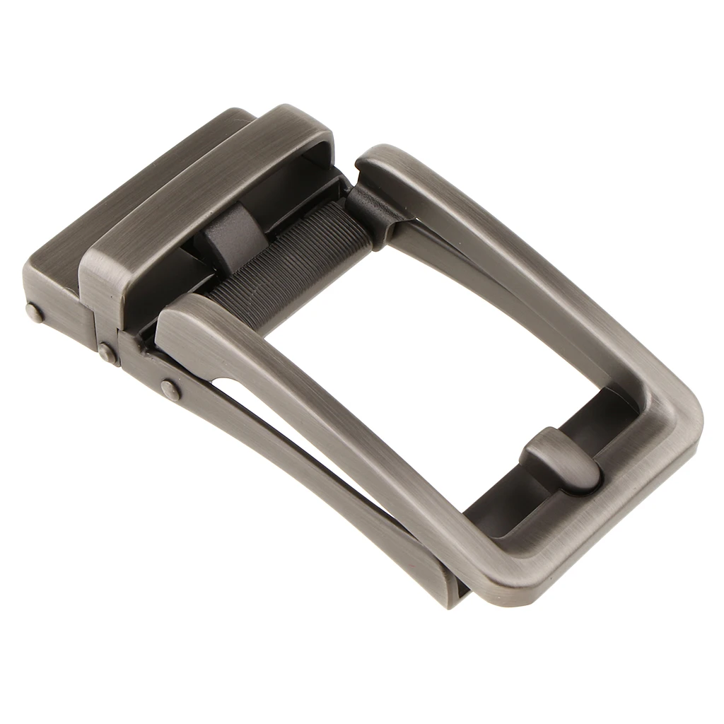 Женский и мужской повседневный прямоугольный ремень с храповым механизмом в