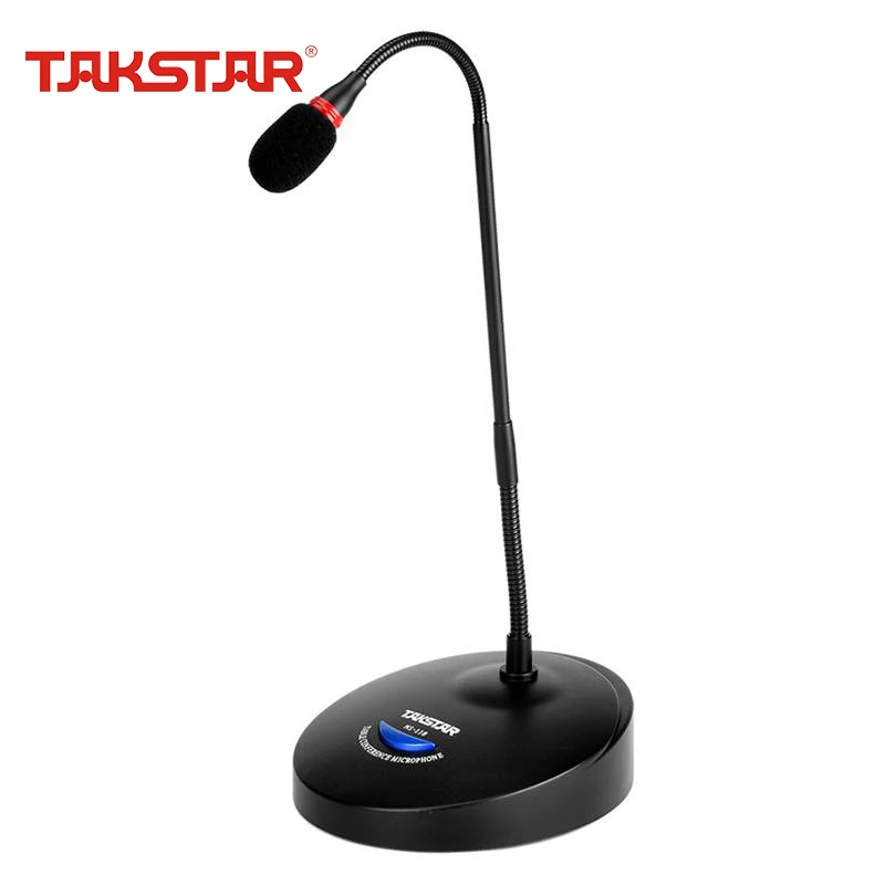 

TAKSTAR MS-118 Desktop Conference Microphone Speech Mic With Switch for Public Address Conference System Church Broadcast