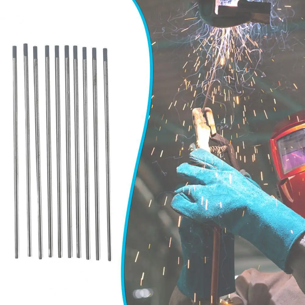 

10Pcs 1.0/1.6/2.0/2.4/3.2/4.0 Tungsten Needles Complete Stable Arc No Radiation Gray-headed Tungsten Needle Group Welding