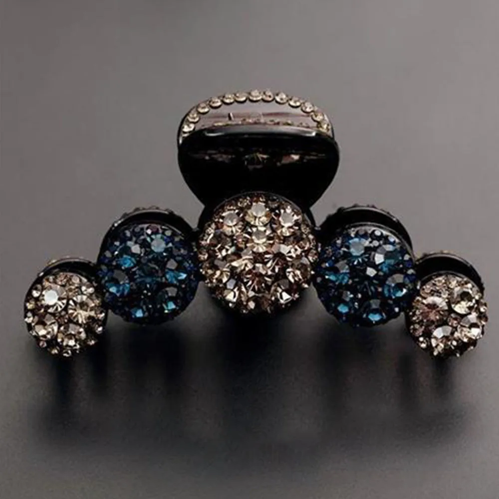 

Women Big Rhinestone Hair Claws Crab Hairpins Crystal Hair Clips Barrettes Ponytail Girls Hair Accessories Ornaments Hairgrip