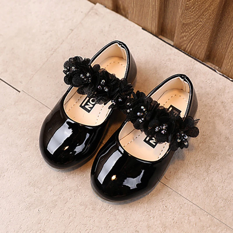 Baby Girls Walking Shoes Kids PU leather Big Flower Summer Princess Shoes Party Wedding Baby Girls Dance Shoes 5 Baby Girls Walking Shoes Kids PU leather Big Flower Summer Princess Shoes Party Wedding Baby Girls Dance Shoes 5