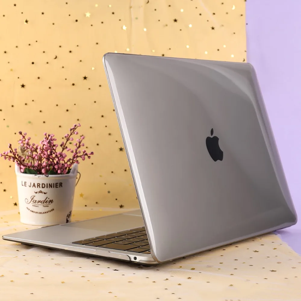 Новый Кристальный Жесткий Чехол для ноутбука Apple Macbook 11 12 13 15 дюймов Air Pro retina с/без