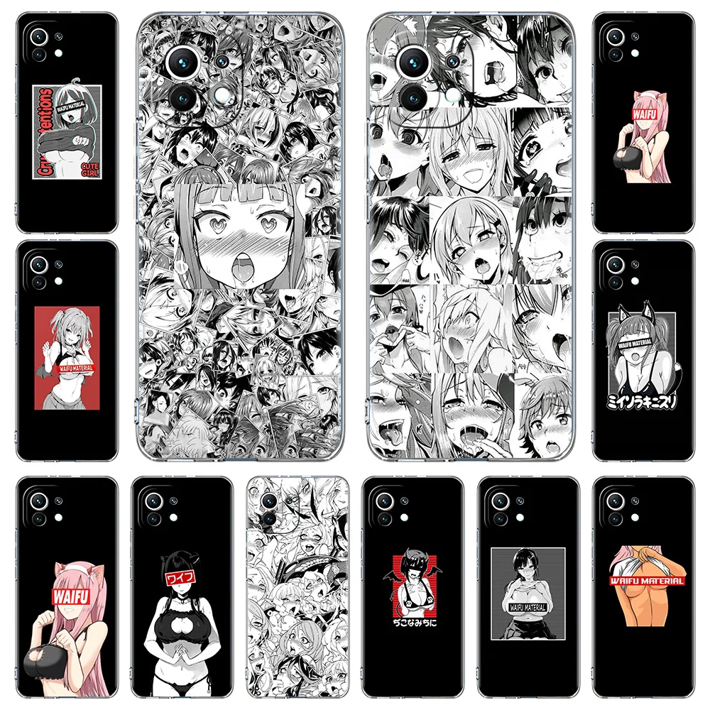 

Hentai ​Sexy Mang Girl Anime Luxury Phone Case For Xiaomi Poco X3 NFC X3 Pro M3 Soft Silicone Crystal Clear Cover Protect Funda
