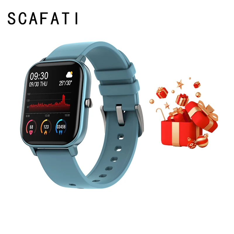 

Смарт-часы SCAFATI, IP67, водонепроницаемые, С Пульсометром