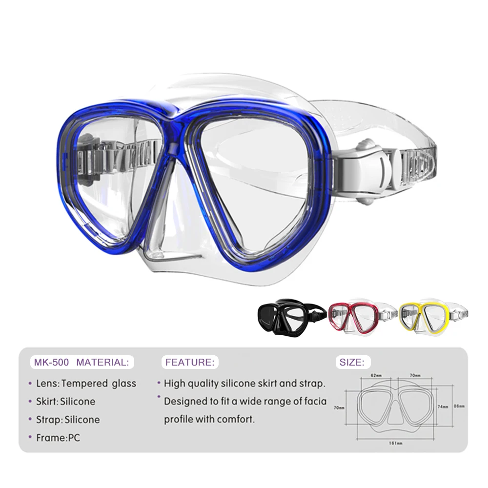 Профессиональная маска для подводного плавания набор очки ласты анти-туман