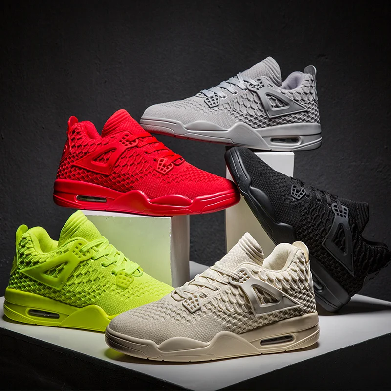 Зимняя Мужская дышащая повседневная обувь высокое качество нескользящие