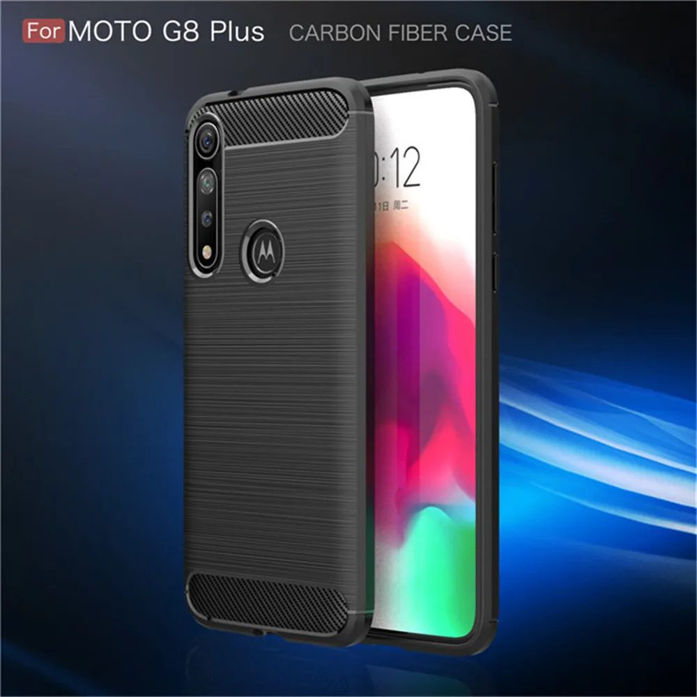 Чехол для Motorola Moto G8 Plus 6 3 дюйма роскошный полностью мягкий силиконовый чехол из