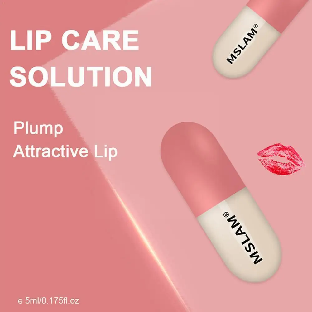 

5ml Instant Volumising Lips Plumper Repairing Reduce Fine Oil Serum Lines Lip Plump Care Long Lasting Sexy Lip Moistur Z0b8