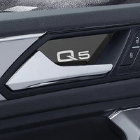 car inner door bowl handle protector cover sticker decorated patch for audi q5 interior accessories