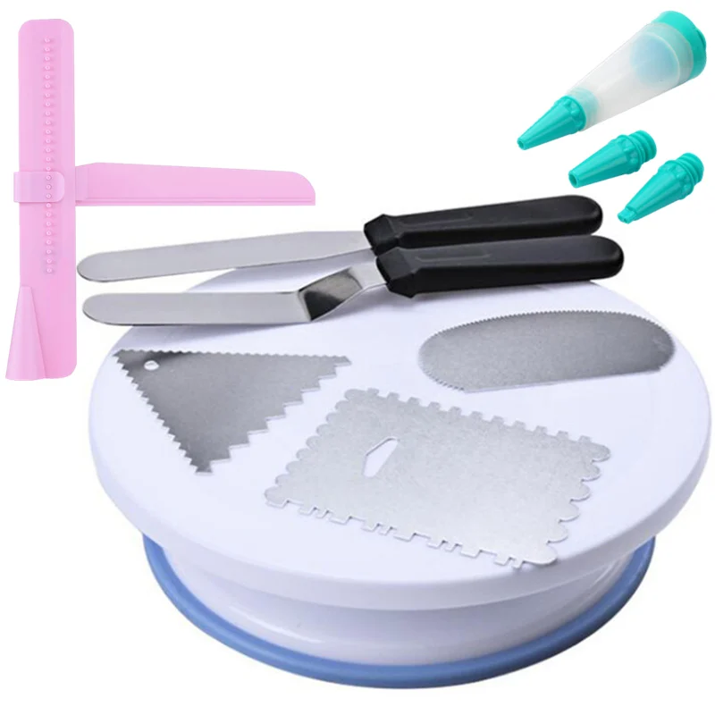 8 шт. подставка для торта все в одном принадлежности украшения с вращающейся