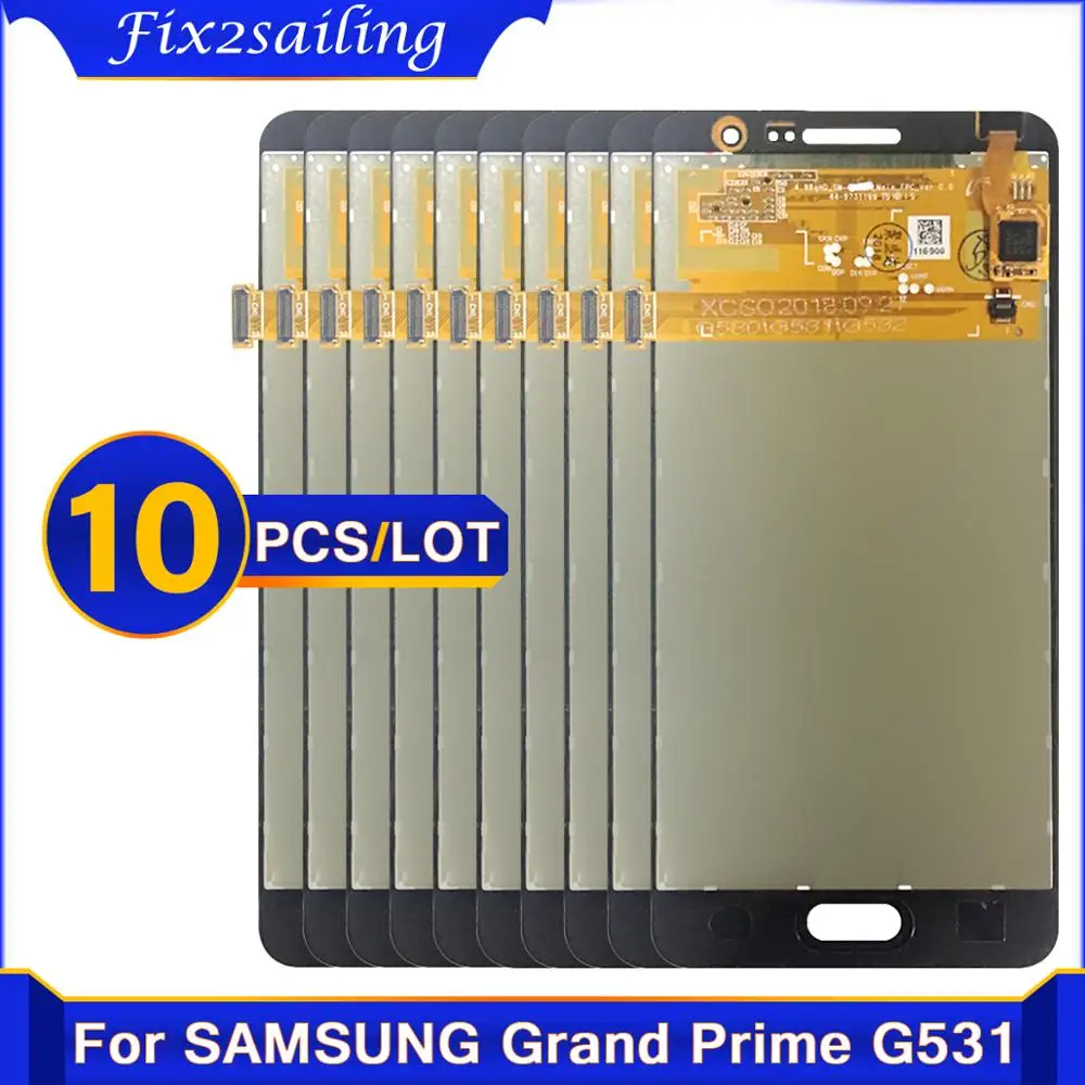 Оптовая продажа 10 шт. 5 0 ''ЖК-дисплей для Samsung Galaxy Grand Prime G531 G531F SM-G531F G531H OLED