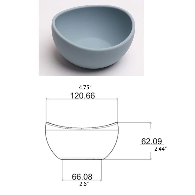 

Baby Feeding Bowl Food Grade Silicone Bowl Baby Plate Kids Tableware Waterproof BPA Free H055