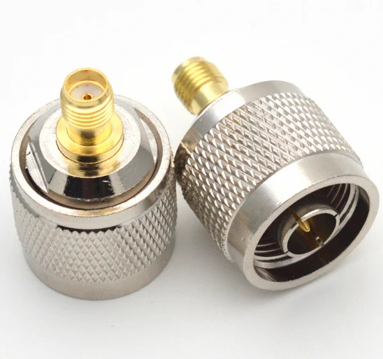 

2PCS N Male To SMA Female jack RF Coaxial Adapter Connectors