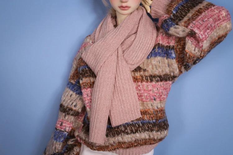 

D01-P571 кукла ручной работы одежда 1/4 1/3 дядя MSD SSDF аксессуары для кукол SD на осень-зиму шерстяной шарф 1 шт.