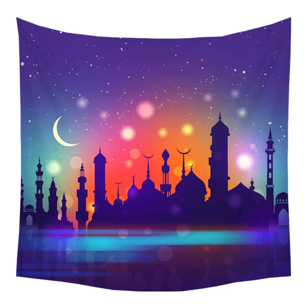 

AA гобелен Eid Mubarak Рамадан настенный гобелен подвесной декор для гостиной спальни колледжа спальни общежития