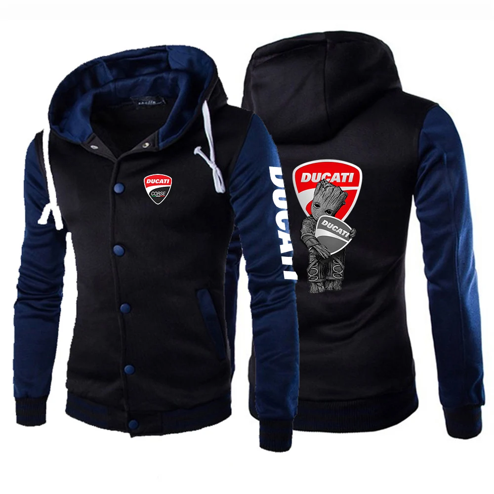 Новые мужские толстовки Ducati Для старшей школы Повседневная бейсбольная форма