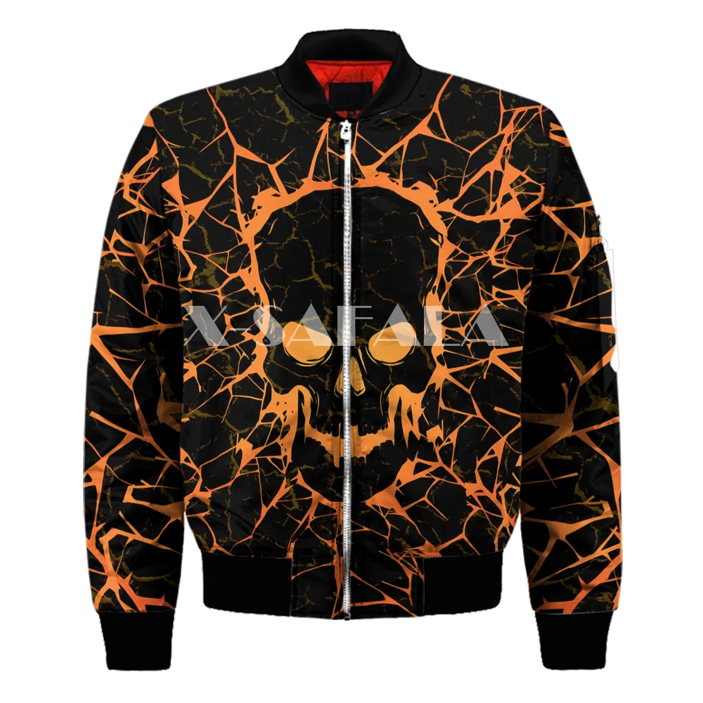 

Mens Unisex 3D Bomber Jackets Trippy Skull Head Print Zipper Flight Jacket Casual Unisex Harajuku Women Streetwear Thick Coats26