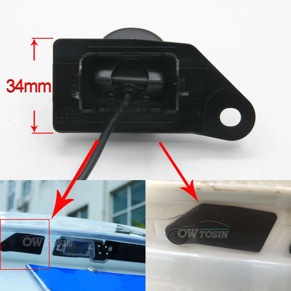 Автомобильная камера заднего вида HD с изображением рыбий глаз для Mitsubishi Outlander