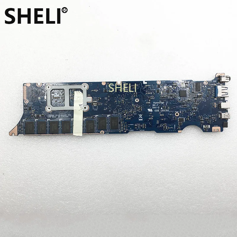 SHELI для ASUS UX31A материнская плата REV2.0 i5-3317U 8G RAM UX31A2 Материнская ноутбука Тест 100% ОК |